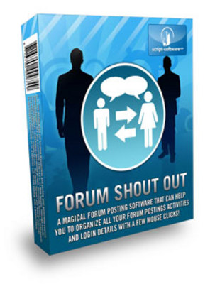 Product picture **New**Forum Shoutout Software**MMR
