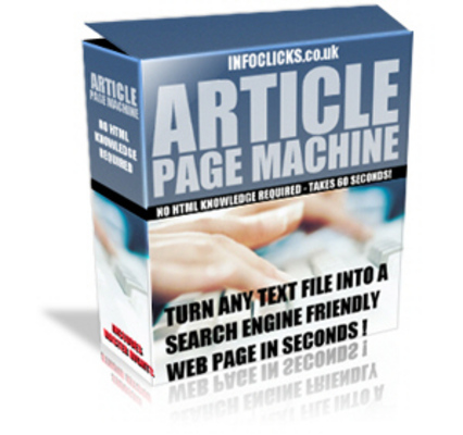 Product picture **Article Page Machine** Special Promo-MRR